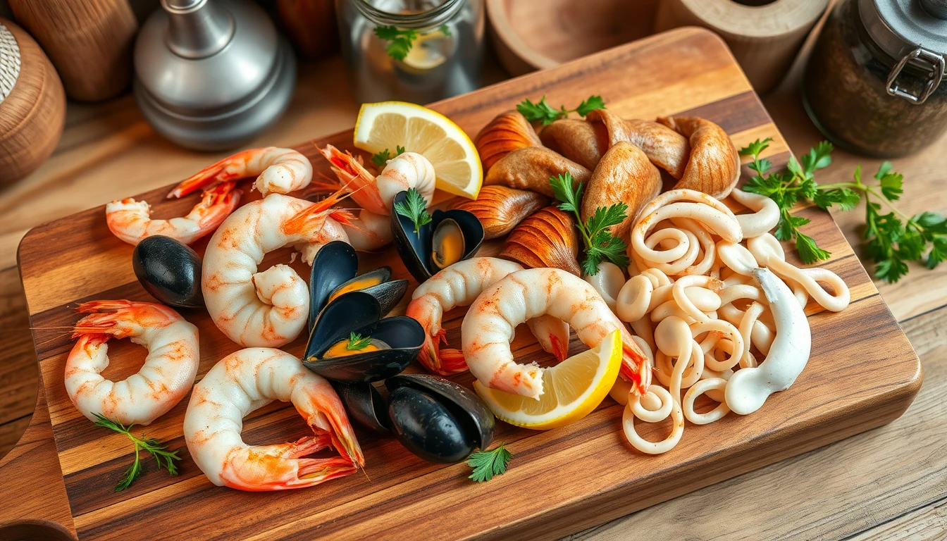 Tipos frutos do mar: 7 espécies e como preparar cada uma